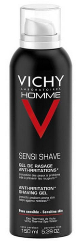 Vichy Homme Sensi Shave Гель для бритья 150 ml