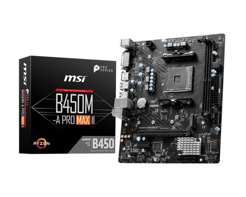 MSI B450M-A PRO MAX II материнская плата AMD B450
