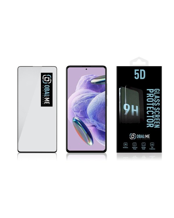 Дополнительное изображение книги «OBAL:ME 5D Glass Screen Protector Защитное стекло для Xiaomi Redmi Note 12 Pro+ 5G / чёрный»