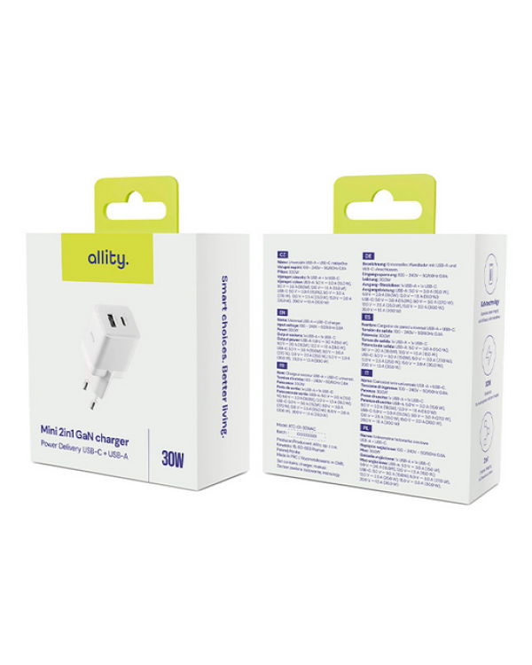 Allity ATC-01-30WAC Зарядное Устройство 30W