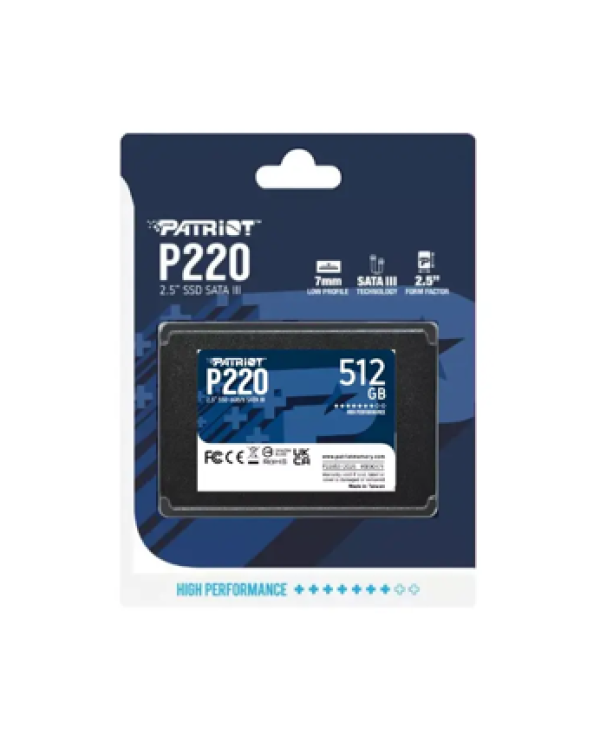 Patriot P220 SSD диск 512GB