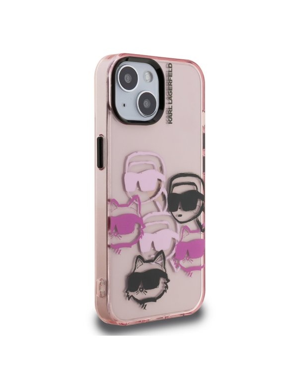 Karl Lagerfeld IML Multi K&CH Heads Case Чехол для Apple iPhone 15
