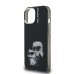 Karl Lagerfeld IML Aquarelle Karl and Choupette Защитный чехол для iPhone 15 / чёрный