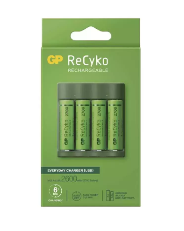 GP B52427U Зарядное устройство для Батареек 4 x AAA 2700mAh