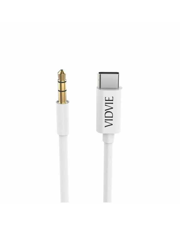 Дополнительное изображение книги «Vidvie AL1109 AUX провод USB-C -> 3.5 mm 1.5m Белый»