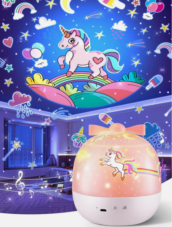 Обложка книги «RoGer Unicorn Ночник проектор»