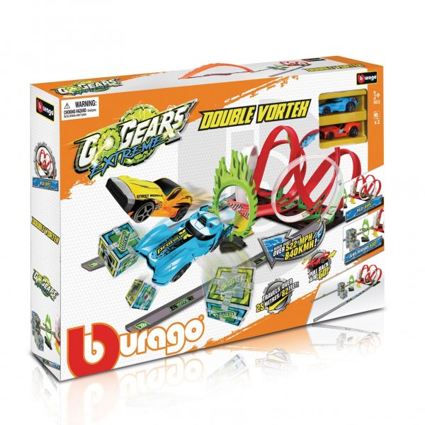 Bburago GoGear Extreme Double Vortex / Игровой набор с 2 автомобилями