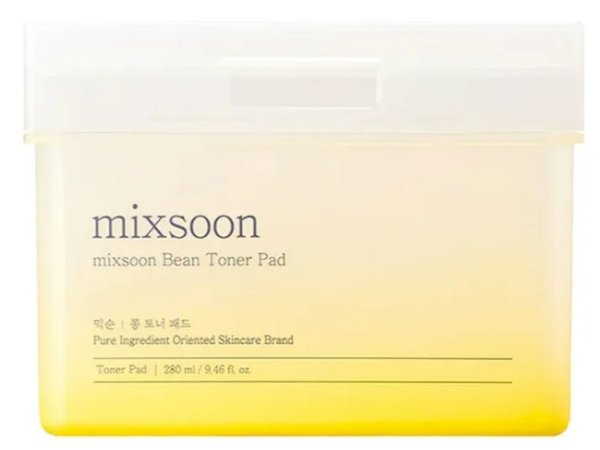 MIXSOON Bean Toner Pad with Soybean Extract Лицевая Подушечка 70 pcs