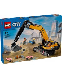 LEGO City 60420 Yellow Construction Excavator Конструктор