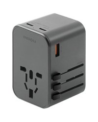 Energea TravelWorld GaN65 USB-C PD 65 Вт + универсальный адаптер PPS 55 Вт