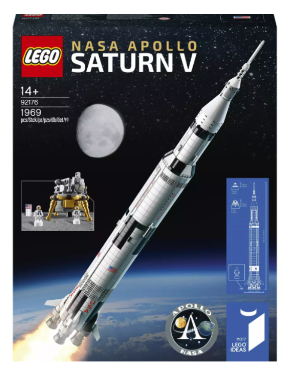 LEGO 92176 Bricks Ideas Rocket NASA Apollo Saturn V Ракета