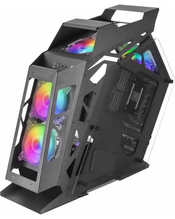 Mars Gaming MC61 Компьютерный корпус M-ATX / 4x FAN / ARGB Chroma
