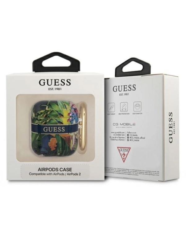 Guess GUA2HHFLB Чехол для Apple AirPods 1 / 2