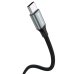 Swissten Textile II USB-C - USB-C Kабель для передачи данных и зарядки 1.5m