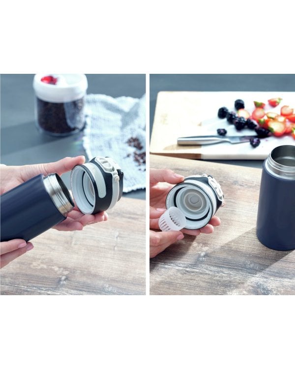 Leifheit Flip Термокружка 350ml Dark Blue