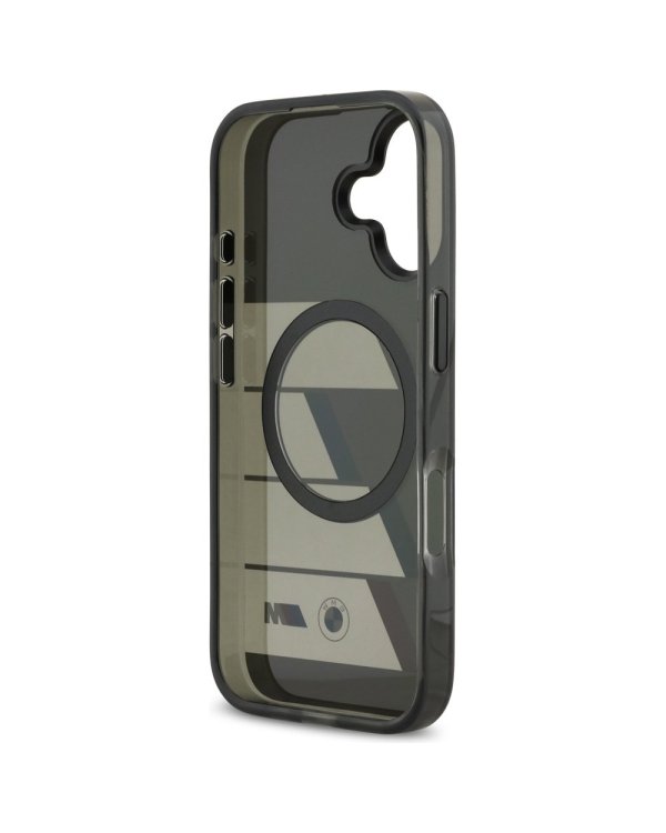 BMW M IML Metal Buttons Tricolor Lines MagSafe Case Защитный Чехол для Apple iPhone 17