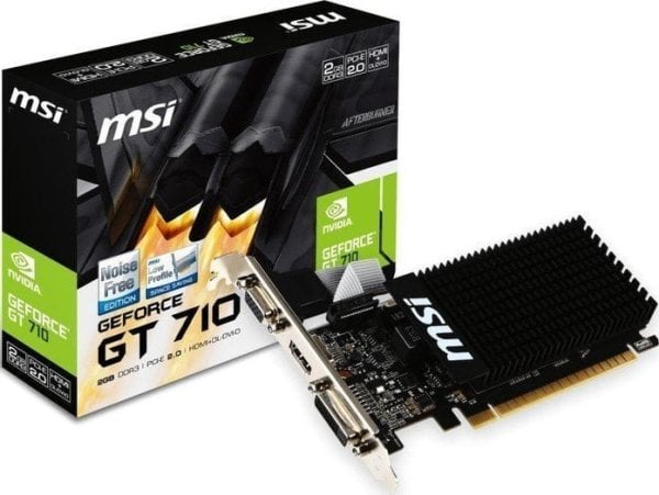 MSI GeForce GT710 2GB DDR3 LP Видеокарта