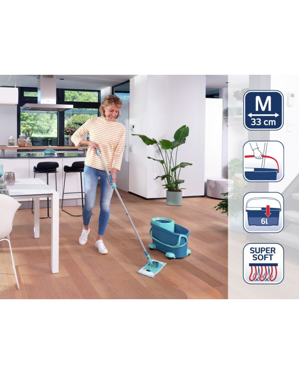 Leifheit 52121 Набор для уборки пола Clean Twist M Ergo Mobile