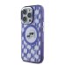 Karl Lagerfeld IML Monogram K&CH Heads MagSafe Case Защитный чехол для iPhone 16 Pro / фиолетовый