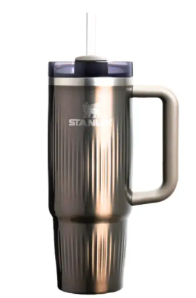 Stanley The Quencher H2.0 Fluted Термокружка с трубочкой 0.89L Brown