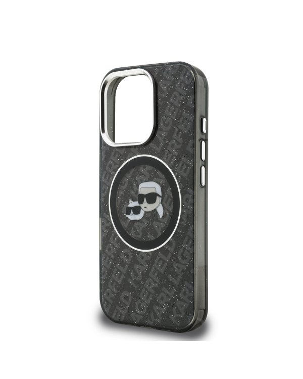 Karl Lagerfeld IML K&CH Heads Repeated Logo MagSafe Case Чехол для Apple iPhone 16 Pro