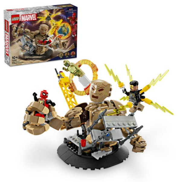 Обложка книги «LEGO 76280 Spider-Man VS Sandman Final Battle Конструктор»