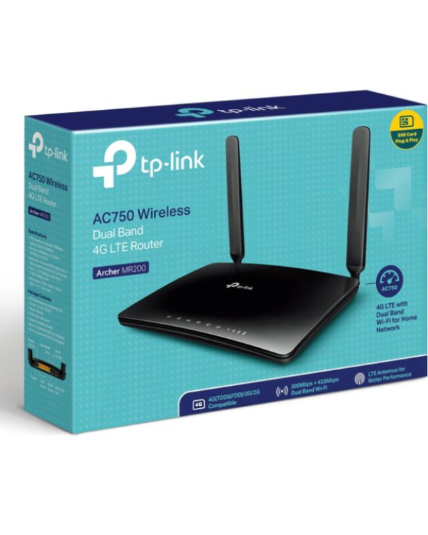 TP-LINK Archer MR200 AC750 4G LTE Рутер
