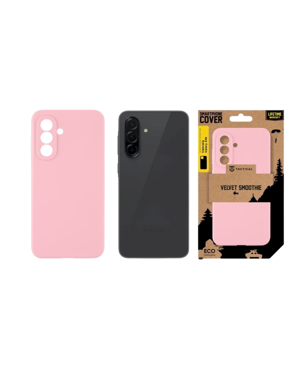 Tactical Velvet Smoothie Cover Защитный чехол для Samsung Galaxy A36 5G / розовый