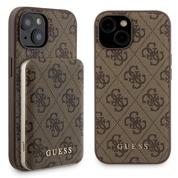 Guess GUBPM5P15S4GEMGW Чехол + Повер Банк для Apple iPhone 15