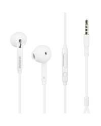 Samsung EO-EG920BW наушники с микрофоном / пульт / 3.5mm / 1.2m (OEM)