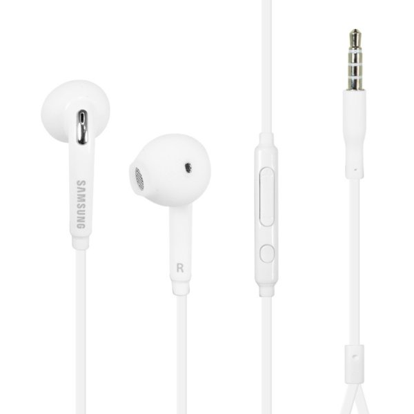 Обложка книги «Samsung EO-EG920BW наушники с микрофоном / пульт / 3.5mm / 1.2m (OEM)»