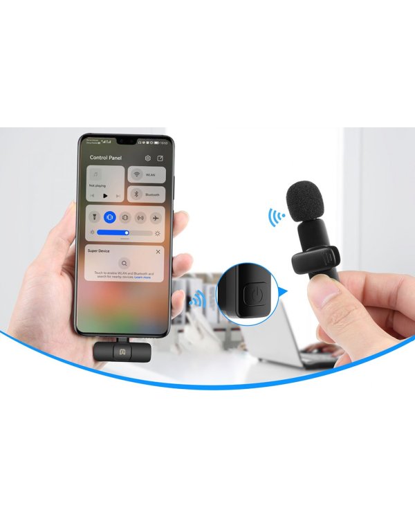 Puluz PU3151B 2 микрофона Беспроводной микрофон