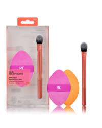 Real Techniques Precision Perfection Duo Набор принадлежностей для макияжа (кисть + спонж)
