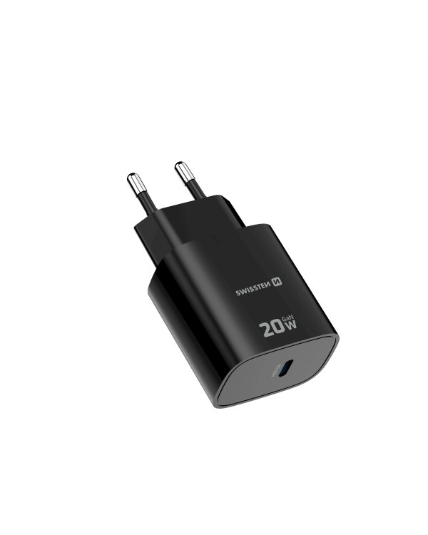 Дополнительное изображение книги «Swissten Edge Сетевое зарядное устройство USB-C GaN 20W»