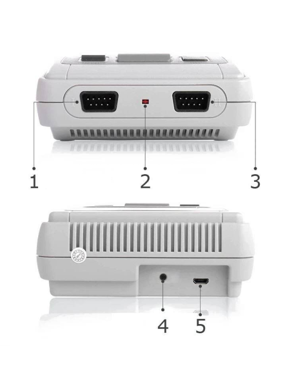 Дополнительное изображение книги «RoGer SFC620-LD Super Mini SFC Игровая консоль / 620 Retro Игры 8-bit / 2x Джойстика»