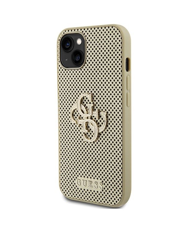 Guess Perforated 4G Glitter Back Case Защитный Чехол для Apple iPhone 15