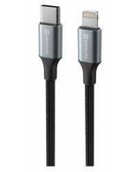 Swissten Textile II USB-C - Lightning Kабель для передачи данных и зарядки 1.5m