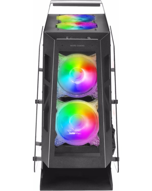 Mars Gaming MC61 Компьютерный корпус M-ATX / 4x FAN / ARGB Chroma