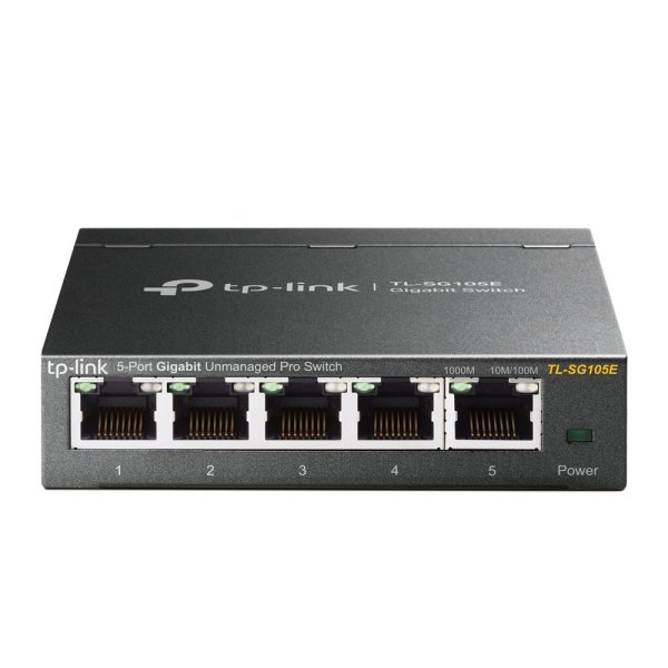 Обложка книги «TP-Link TL-SG105E 1Gbit Сетевой коммутатор 5port / 1000Mb/s»