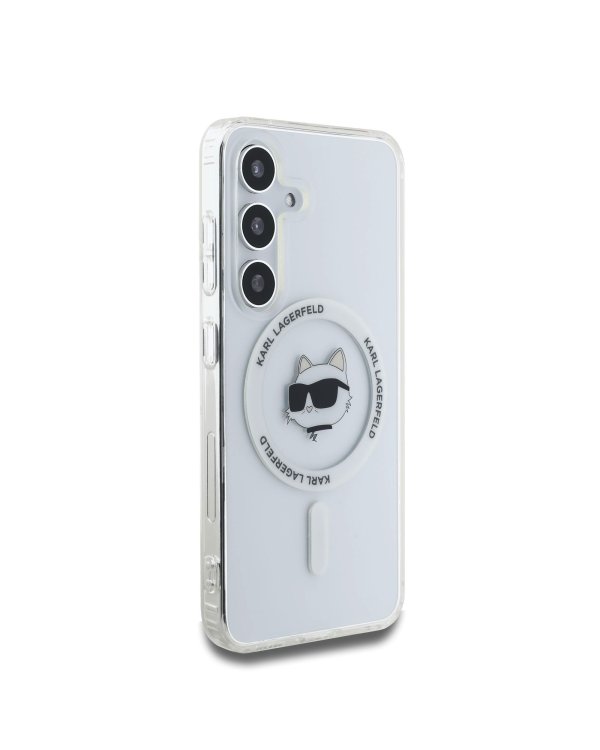 Karl Lagerfeld IML Choupette Head MagSafe Case Защитный чехол для Samsung Galaxy S25+ / прозрачный