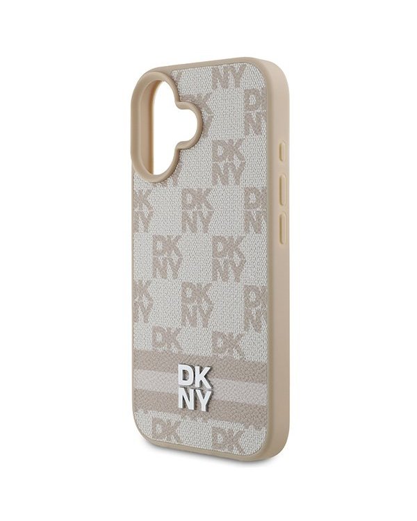 DKNY Checkered Pattern & Printed Stripes Защитный Чехол для Apple iPhone 16