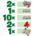 LEGO 10882 DUPLO Railroad Tracks Конструктор