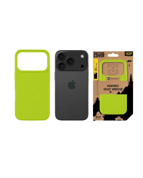 Tactical MagForce Velvet Smoothie Cover Защитный чехол для Apple iPhone 17 Pro / авокадо