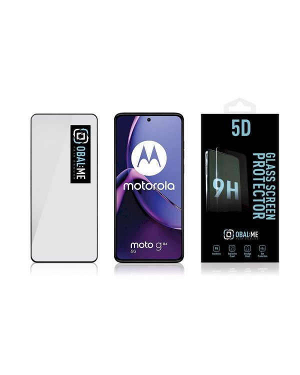 Дополнительное изображение книги «OBAL:ME 5D Glass Screen Protector Защитное стекло для Motorola G84 / чёрный»