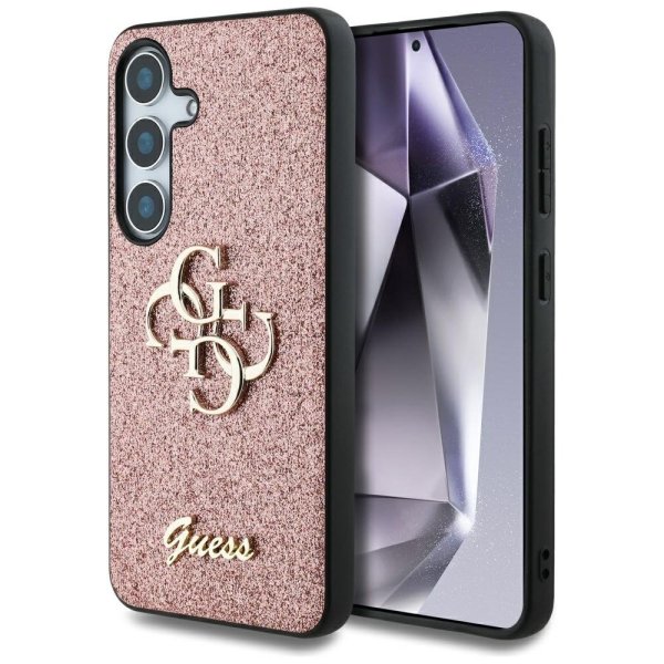 Guess Fixed Glitter Big 4G Case Защитный Чехол для Samsung Galaxy S25