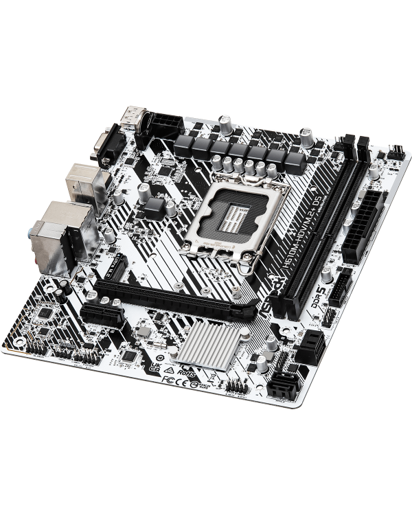Asrock H610M-HDV M.2+ D5 Материнская плата Micro-ATX / Intel H610 / LGA1700 / DDR5
