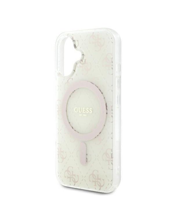 Guess IML 4G Background MagSafe Защитный Чехол для Apple iPhone 16 Plus
