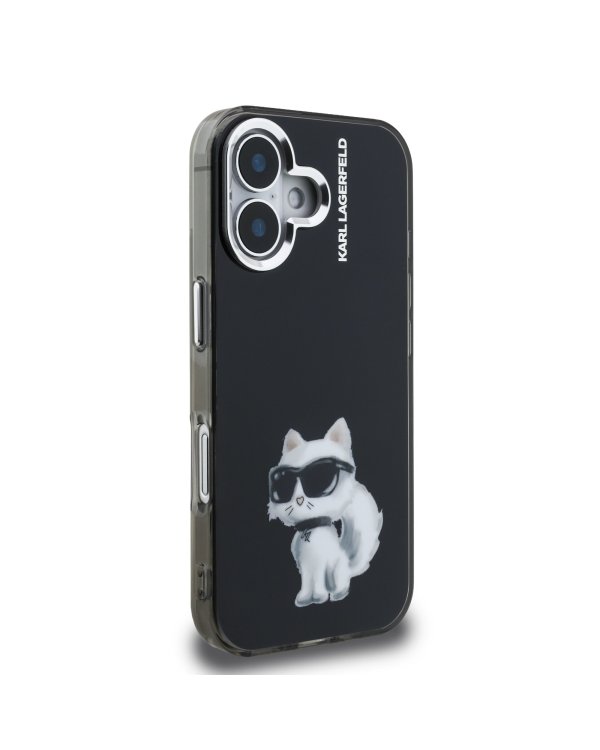 Karl Lagerfeld IML Aquarelle and Choupette Case Чехол для Apple iPhone 16