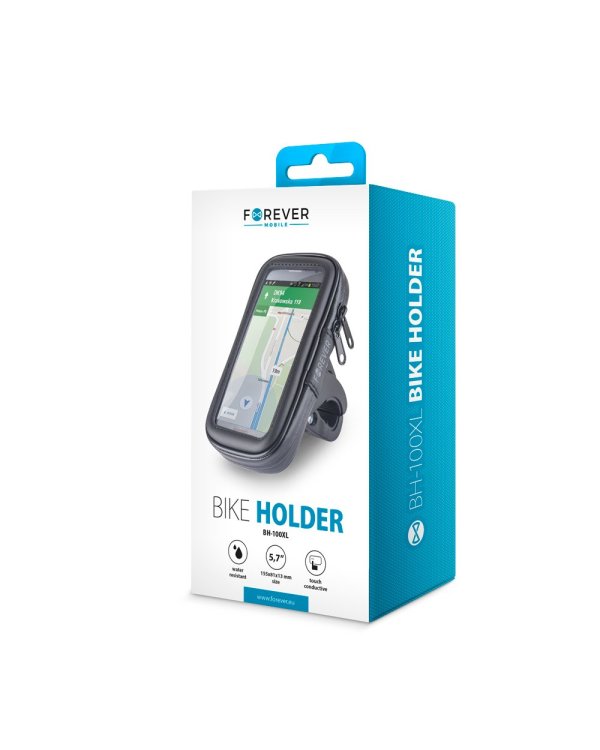Forever BH-100XL Универсальный (9x16.5cm) Вело крепление на раму для телефона / GPS навигации