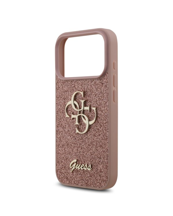 Дополнительное изображение книги «Guess PU Fixed Glitter 4G Metal Logo Case Чехол для Apple iPhone 17 Pro»